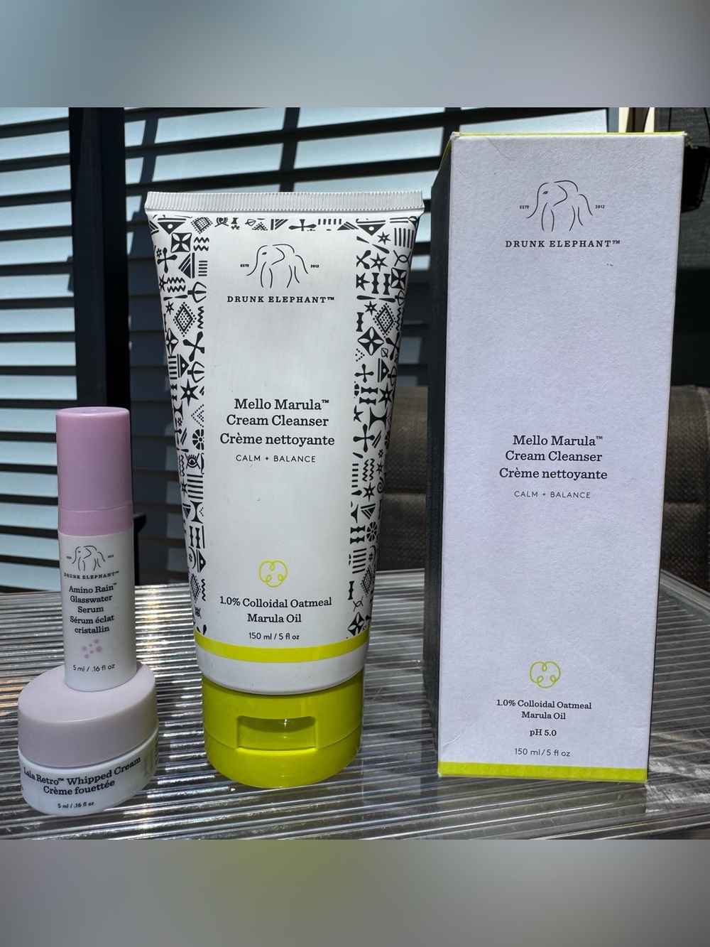 Drunk Elephant Cleanser- Full size with 2 Travel Size Bundle